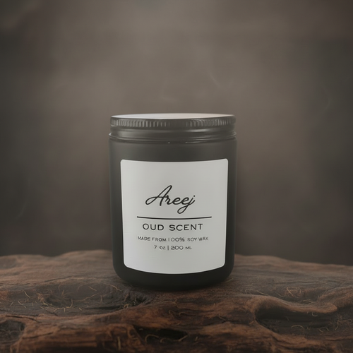 Areej Candle with Hazy Background